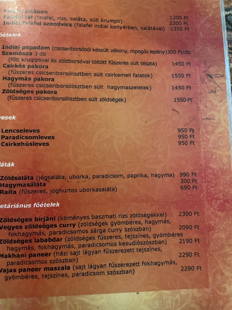 Menu Eur Indiai Restaurant-6